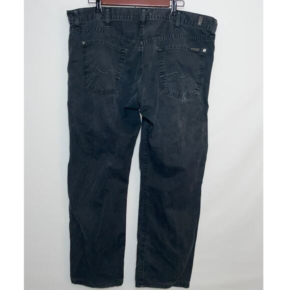 7 For All mankind Men's Jeans - Size 40 x 28 - Standard Style, Button Fly - Picture 2 of 9